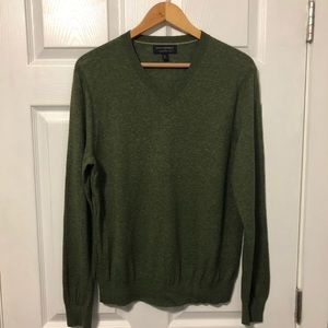 Green V-Neck Sweater / Med / Banana Republic FS
